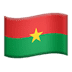 🇧🇫 flag: Burkina Faso display on Apple